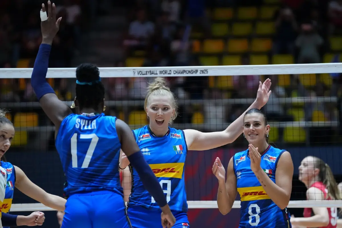 ดูฟรี 'อิตาลี พบ เยอรมนี' ถ่ายทอดสดวอลเลย์บอลหญิง ชิงแชมป์โลก 2025