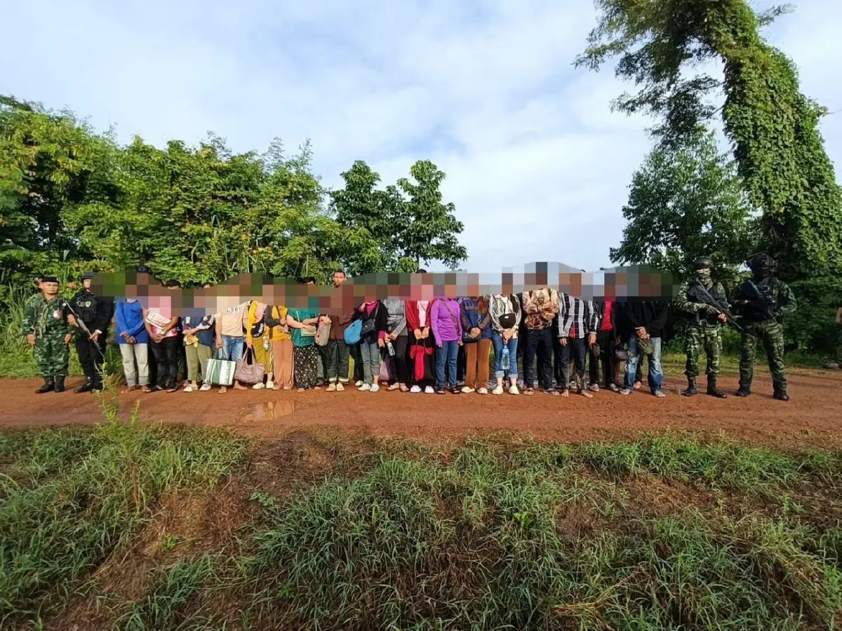 รัฐบาลกัมพูชาไม่เหลียวแล! รวบ 38 ชีวิต เขมรลอบเข้าไทย หนีตายความอดอยาก