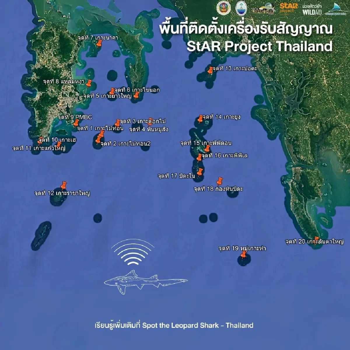 กรมอุทยานฯ เตือนนักดำน้ำ ระวัง 'เครื่องรับสัญญาณ' 20 จุด อ่าวพังงา