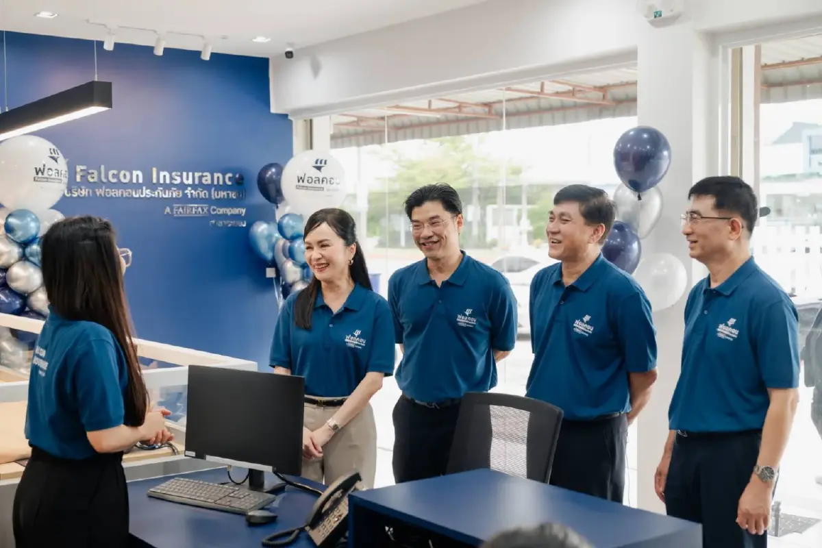 ฟอลคอนประกันภัย เปิด 7 สาขาต่างจังหวัด รับเศรษฐกิจฟื้นตัว คาดธุรกิจประกันโต 25%