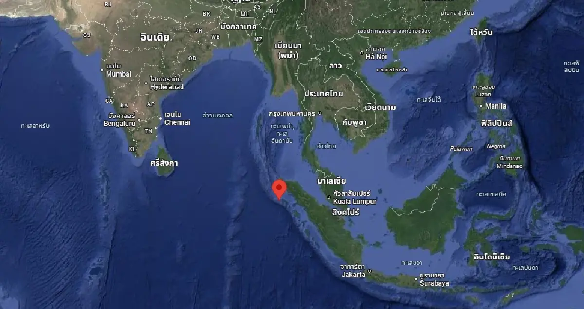 แผ่นดินไหว 2 ครั้งล่าสุดใกล้ไทย 'เขย่าอินโดฯ-เมียนมา' แรงสุด 4.9