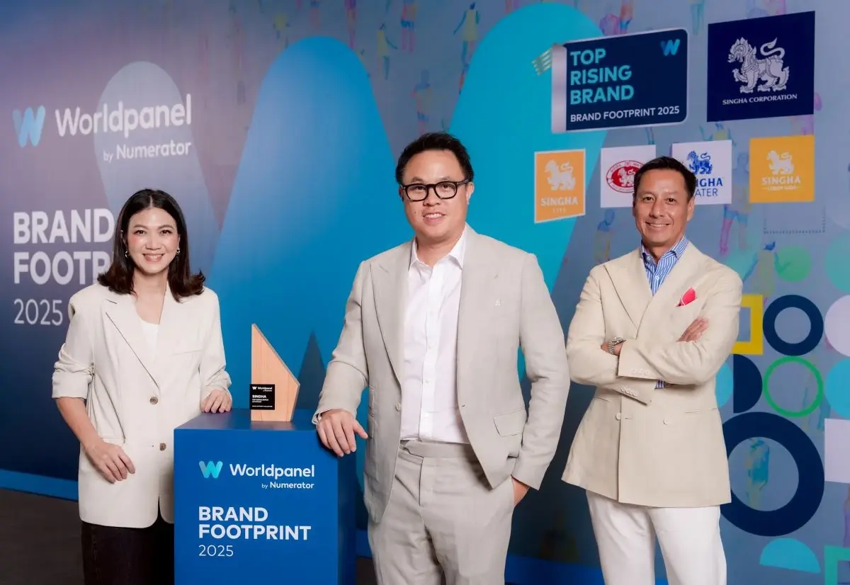 สิงห์ฯ คว้ารางวัล Top Rising Brand เวที Brand Footprint Awards 2025