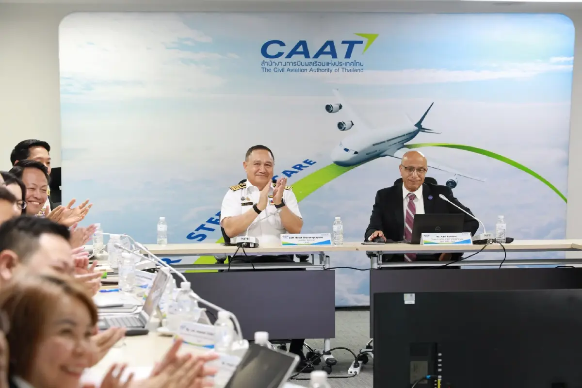 กพท.เผยผลตรวจ ICAO 91.35% สะท้อนมาตรฐานด้านการบินของไทย