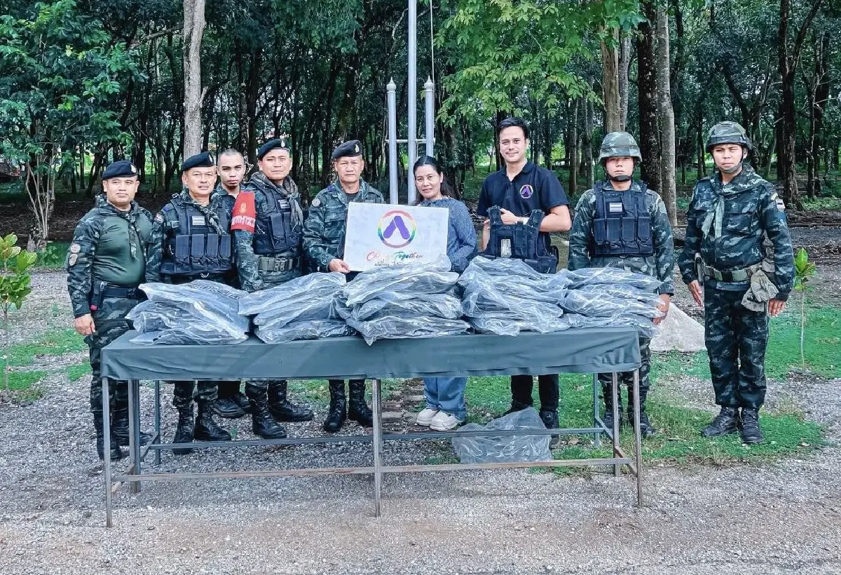 มาดามหยก ส่งตัวแทนช่วยน้ำท่วม-ส่งอุปกรณ์เสริมแกร่ง ชายแดนไทย-กัมพูชา