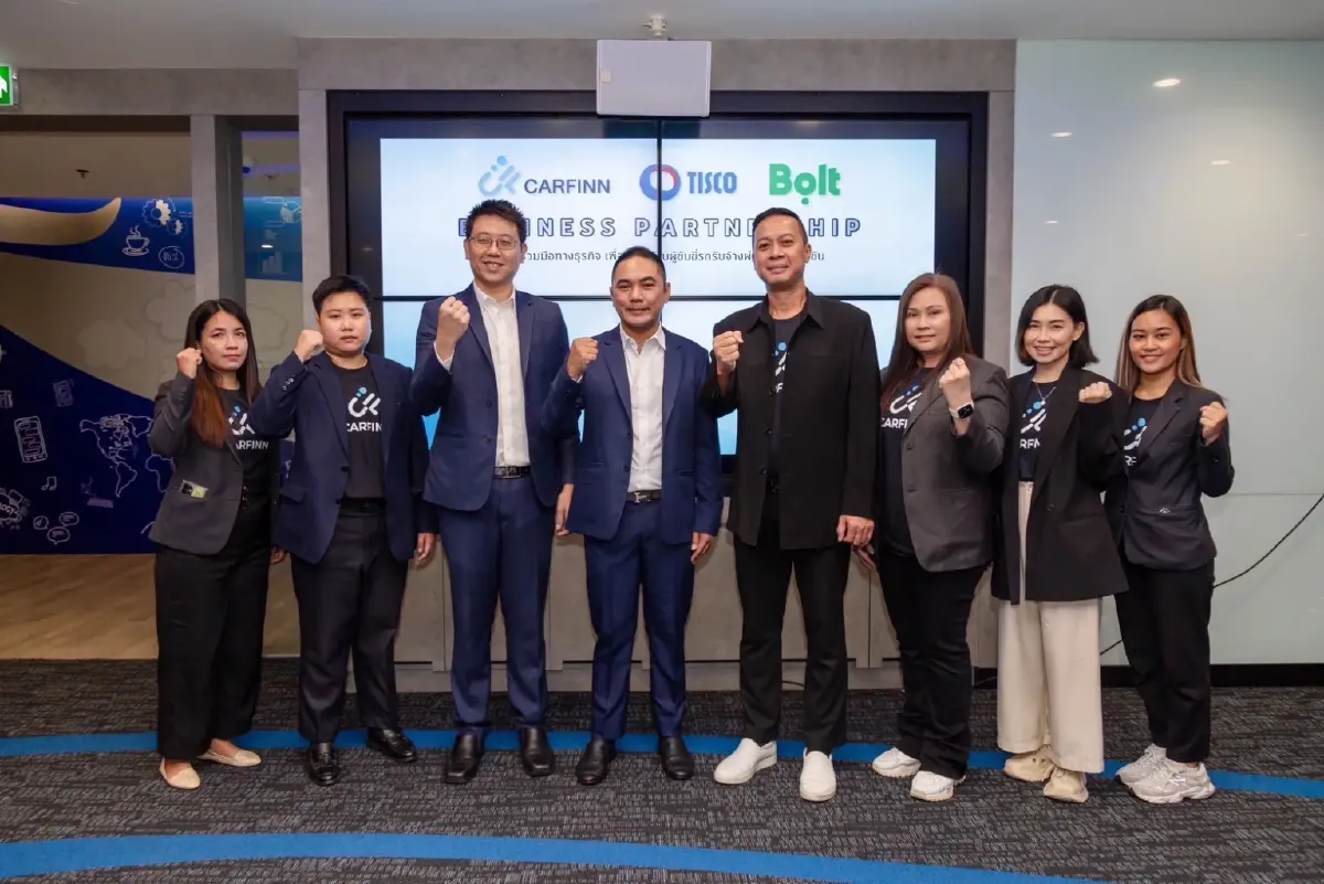 CarFinn-TISCO เปิดแพลตฟอร์มสินเชื่อรถยนต์ หนุนคนขับ Bolt ฝ่าวิกฤติเศรษฐกิจ