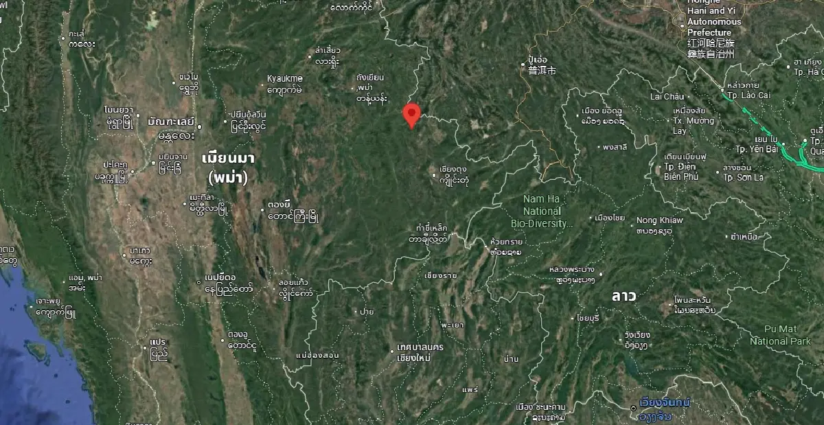 เมียนมาแผ่นดินไหว ขนาด 3.2 ใกล้ไทยชายแดนมากสุด ร้อยกว่ากิโลเมตร