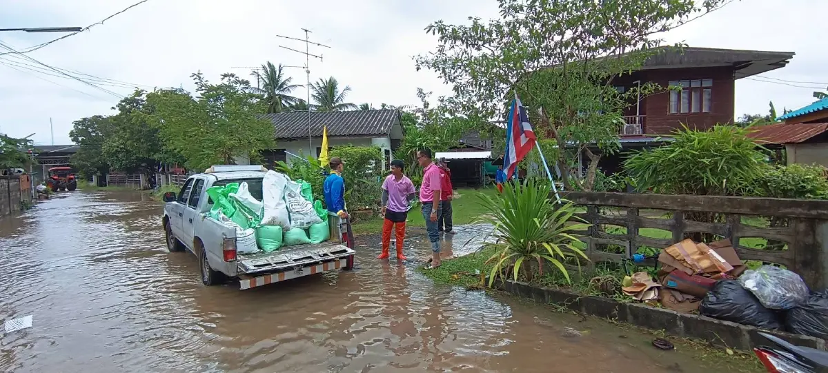 อ่างแตกแล้ว สังขะวิกฤติหนัก น้ำท่วมฉับพลัน หลังอ่างเก็บน้ำชำรุด