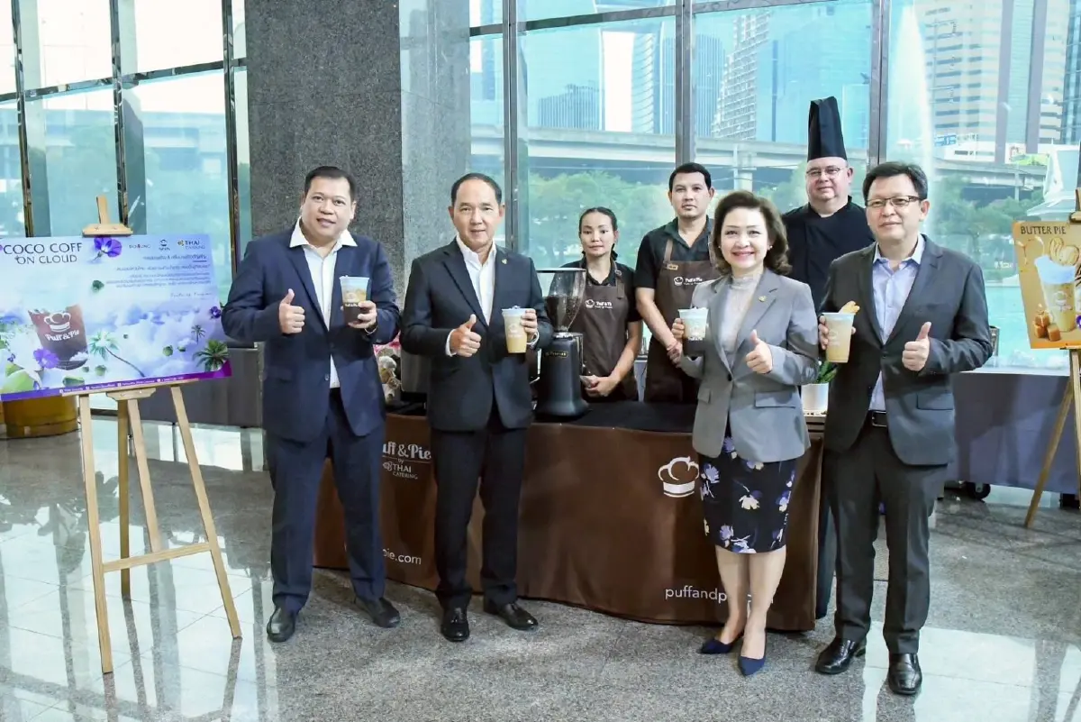 ครั้งแรก การบินไทย เสิร์ฟ 5 เมนู 'กาแฟคาร์บอนเป็นกลาง' จากดอยตุง ที่ Puff & Pie