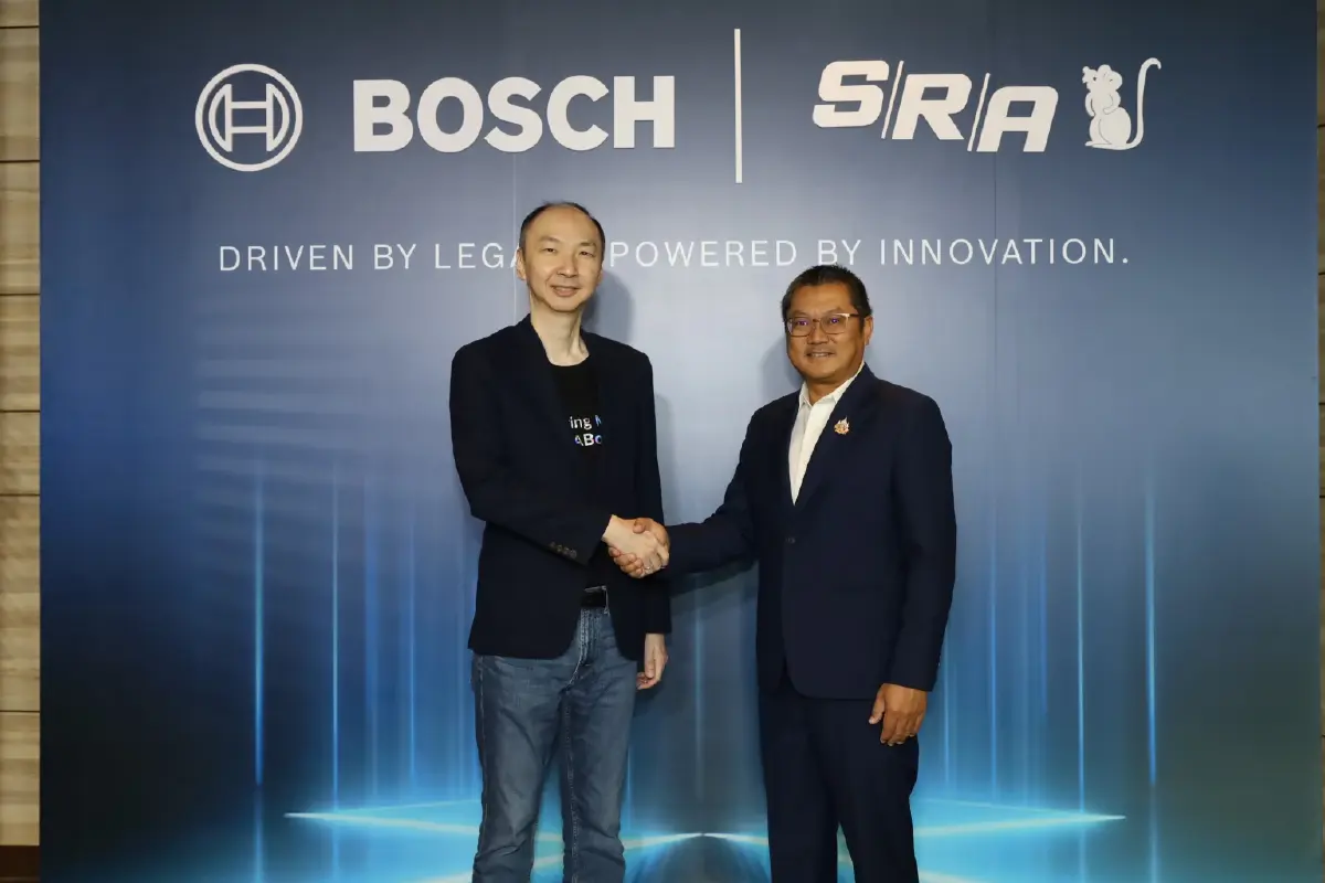 Bosch Engineering ผนึก สยามเรซซิ่ง ดันไทยศูนย์กลางยานยนต์ไฟฟ้าสมรรถนะสูง