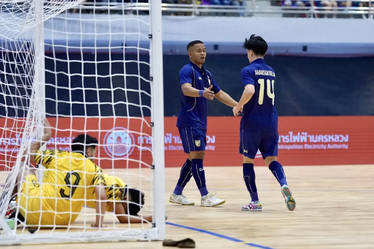 ฟุตซอลชายทีมชาติไทย ถล่ม บรูไน 15-1 ประเดิมศึก ชิงแชมป์เอเชีย 2026