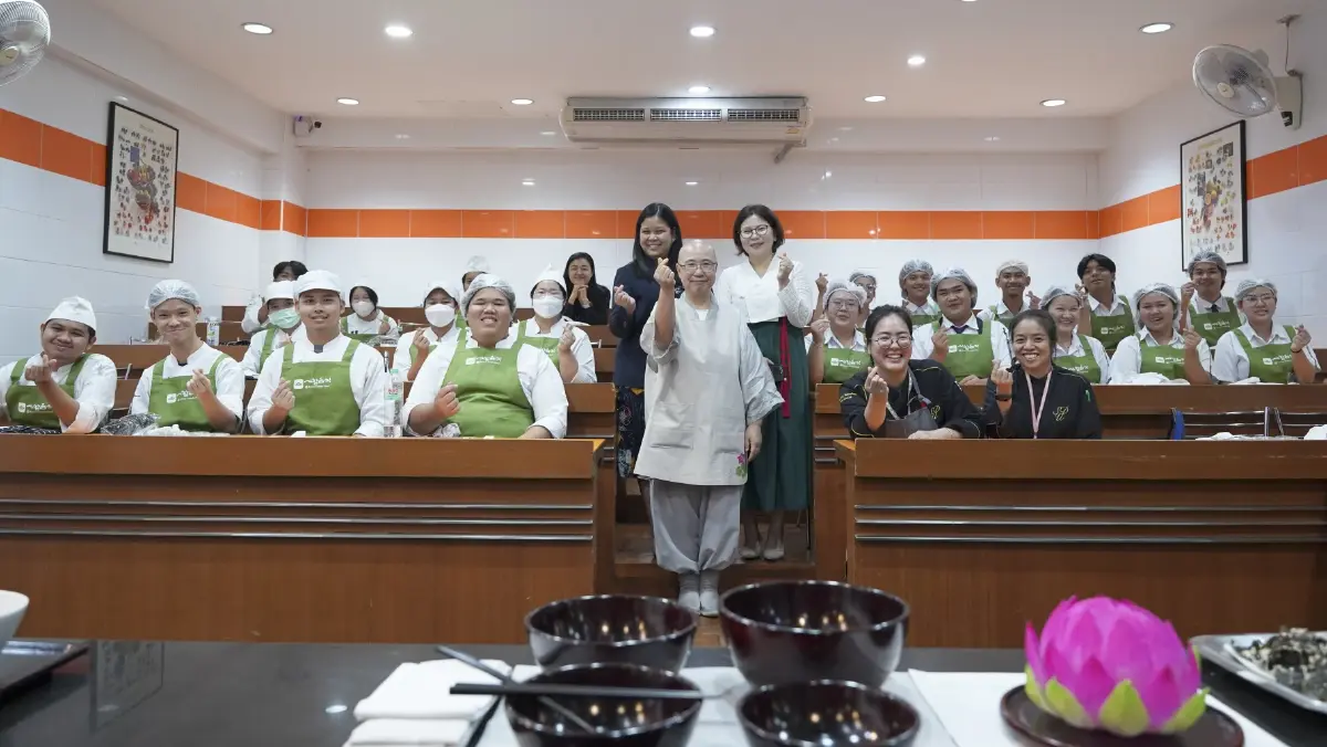 ศูนย์วัฒนธรรมเกาหลี จัดคลาส 'อาหารฉบับวัดพุทธเกาหลี’ กับภิกษุณีพระอาจารย์ดงฮวา
