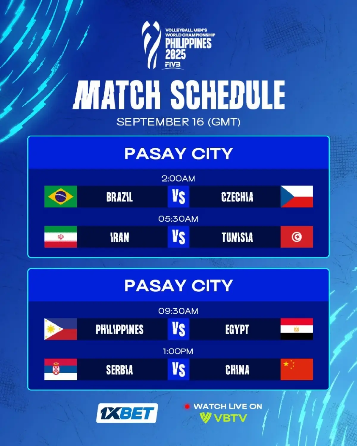 LIVE ฝรั่งเศส พบ ฟินแลนด์ ถ่ายทอดสดวอลเลย์บอลชาย ชิงแชมป์โลก 2025