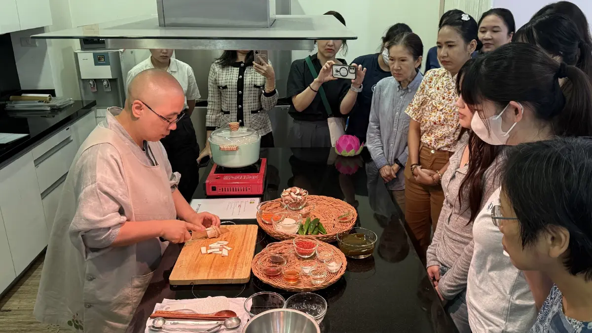 ศูนย์วัฒนธรรมเกาหลี จัดคลาส 'อาหารฉบับวัดพุทธเกาหลี’ กับภิกษุณีพระอาจารย์ดงฮวา
