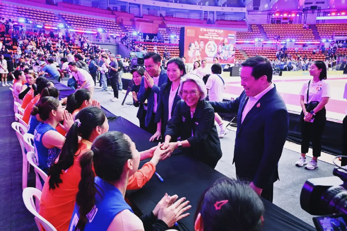 ไทยเบฟ สนับสนุนการแข่งขันวอลเลย์หญิง ฉลอง 50 ปี สัมพันธ์ไทย-จีน