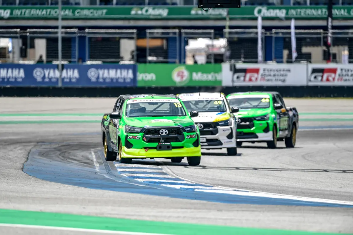 Toyota Gazoo Racing Thailand 2025 สนามช้างฯ 2 วัยรุ่น คว้าชัย