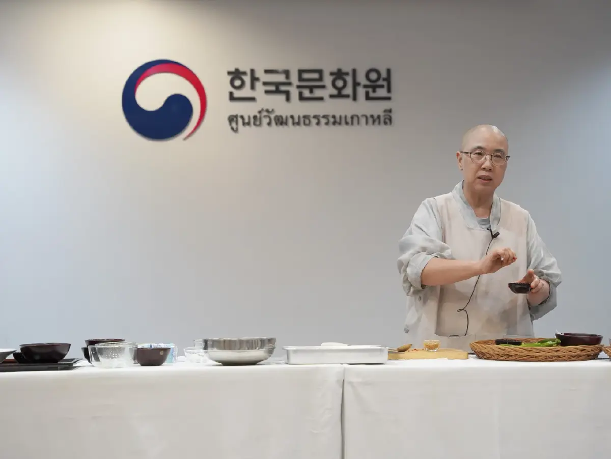 ศูนย์วัฒนธรรมเกาหลี จัดคลาส 'อาหารฉบับวัดพุทธเกาหลี’ กับภิกษุณีพระอาจารย์ดงฮวา