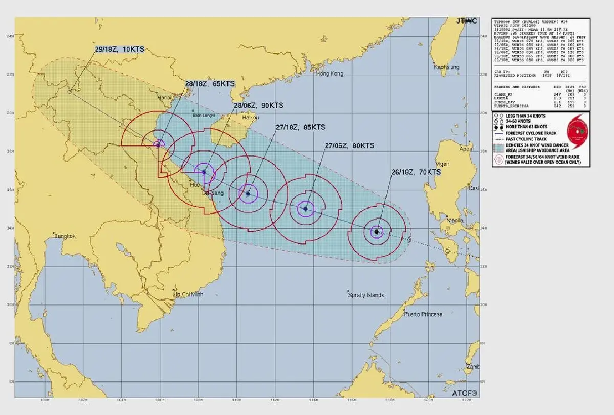 อุตุ ประกาศ ฉ.2 เส้นทางพายุบัวลอย กำลังแรง กระทบไทยตอนบน ฝนตกหนัก