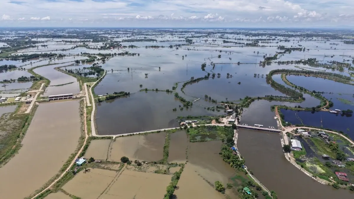 'ทุ่งบางระกำ' เก็บน้ำเกือบเต็ม เฝ้าระวังฝนตกหนัก ปลายเดือน ก.ย.