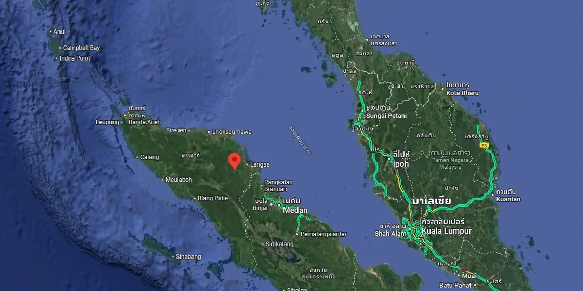 ประกาศ ฉ.1 แผ่นดินไหวอินโดนีเซีย หมู่เกาะสุมาตรา ใกล้ไทยฝั่งสตูล