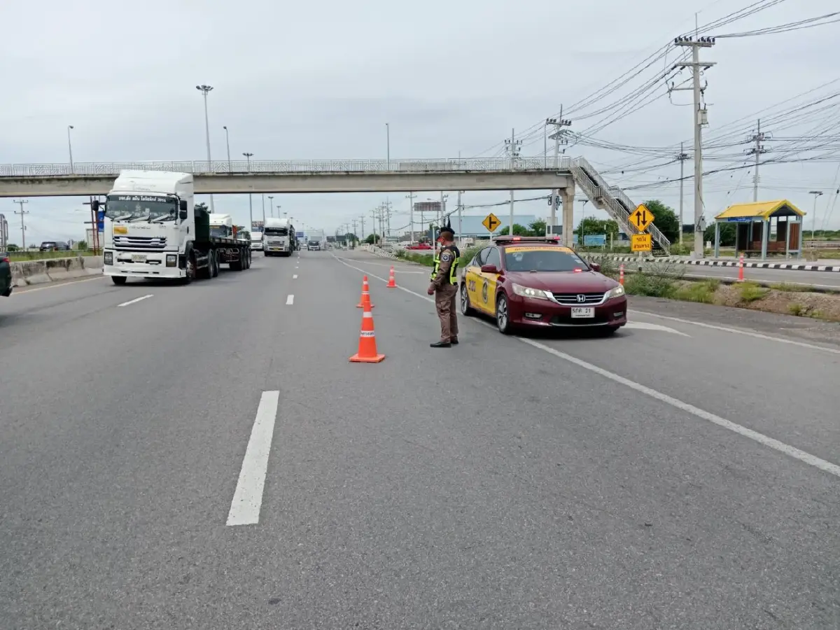 ด่วน ปิดถนนพระราม 2 ขาเข้า ซ่อมป้ายชำรุด 2 ชม. กระทบใครบ้าง เช็กเลย