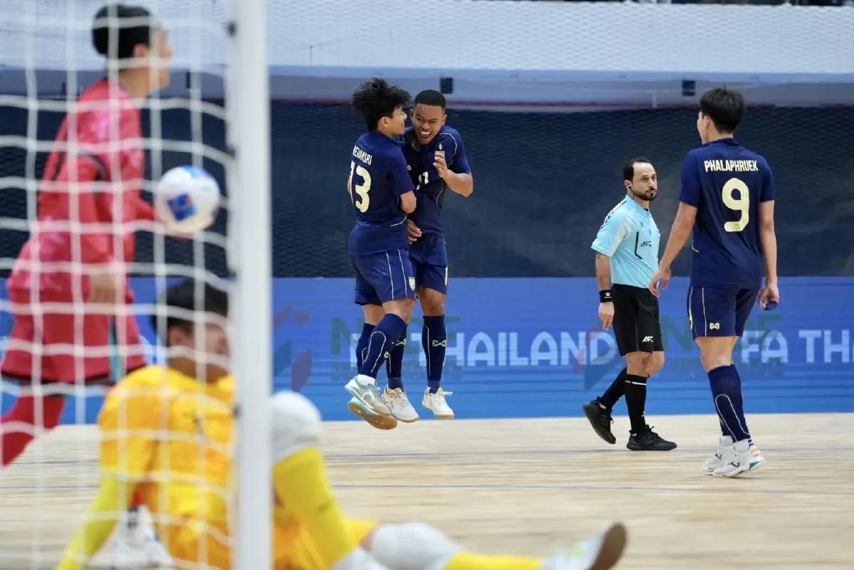 ฟุตซอลไทย เสมอ เกาหลีใต้ 2-2 คว้าแชมป์กลุ่มบี ลิ่วรอบสุดท้าย ศึกชิงแชมป์เอเชีย