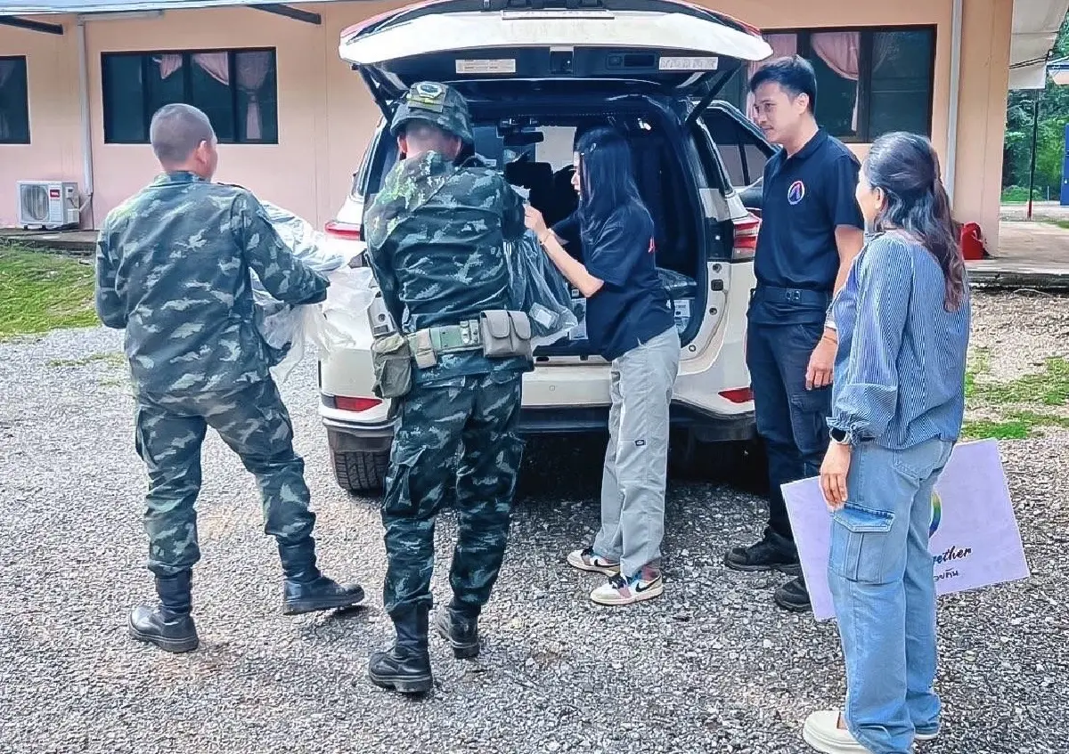 มาดามหยก ส่งตัวแทนช่วยน้ำท่วม-ส่งอุปกรณ์เสริมแกร่ง ชายแดนไทย-กัมพูชา