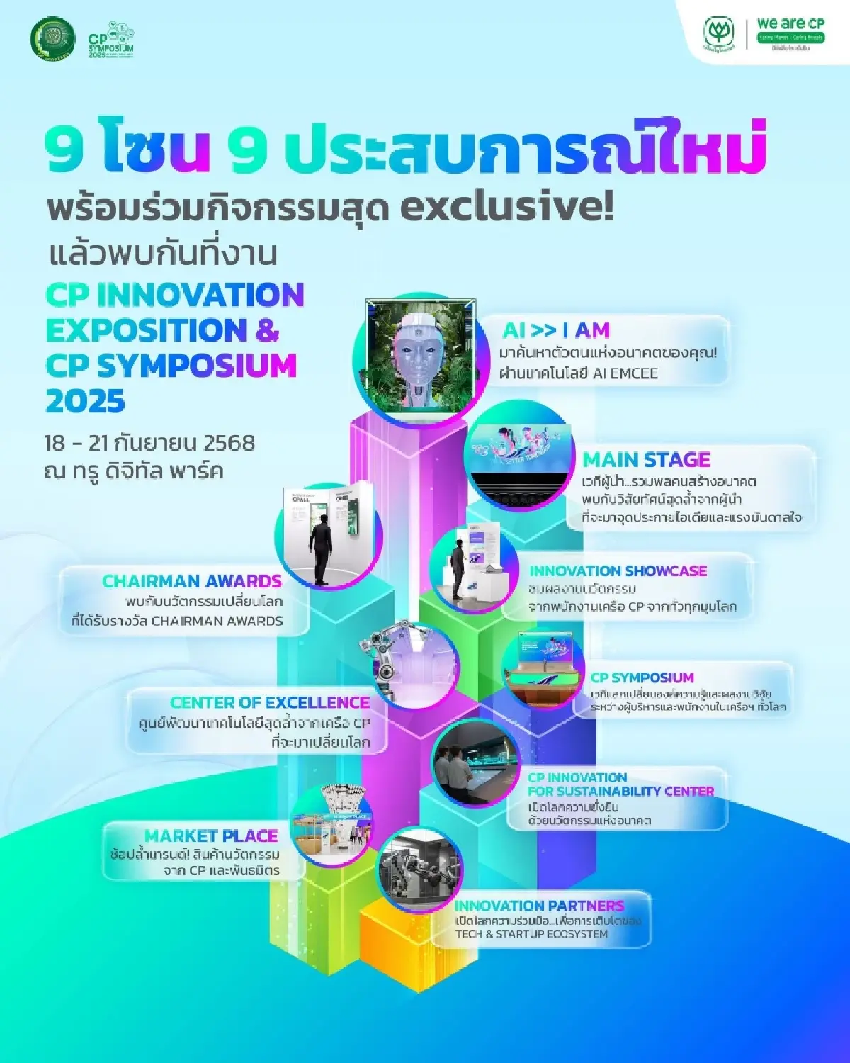 เครือซีพี ก้าวสู่ศตวรรษที่สอง จัดยิ่งใหญ่ CP Innovation Expo 2025 ชูศักยภาพนวัตกรรม