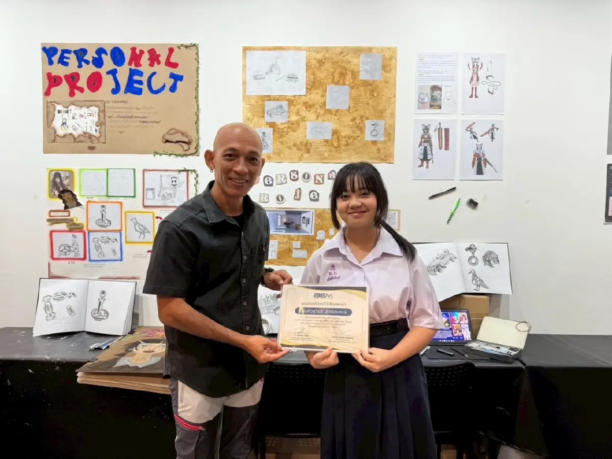 BEM Art Training คลาสแรกของปี 2568 พร้อมก้าวต่อไปในเส้นทางศิลปะ