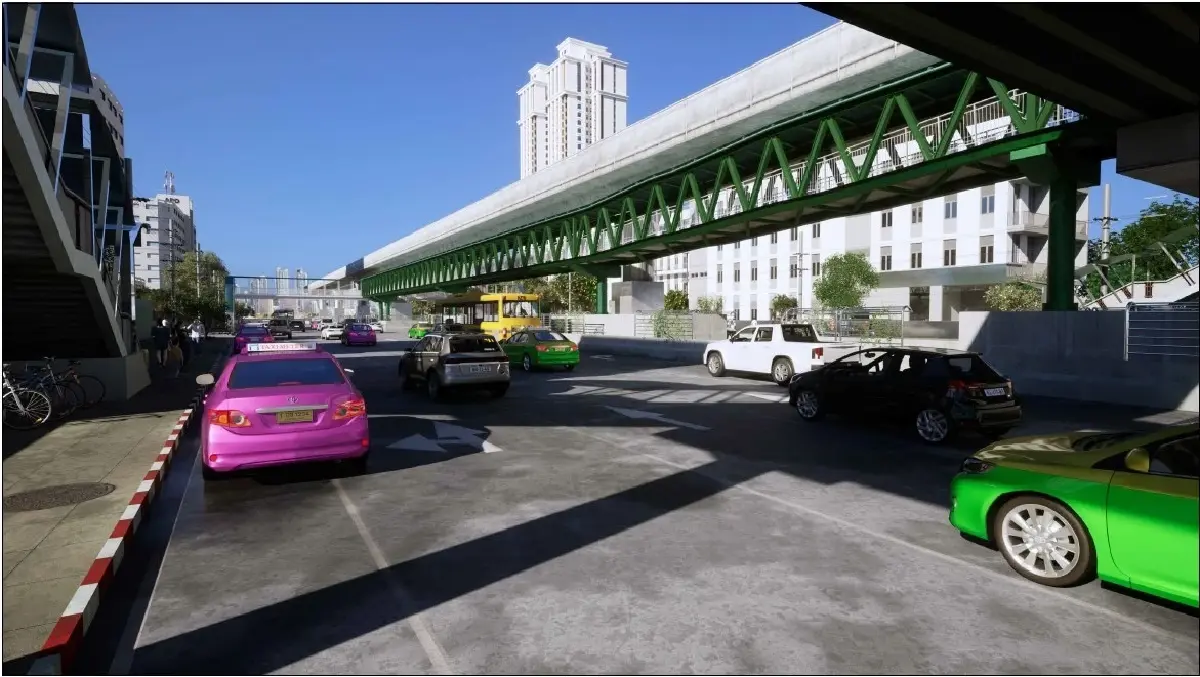 เลี่ยงด่วน! ปิดสาทรเหนือขาเข้า ช่วงกลางคืน  ติดตั้งสกายวอล์ก