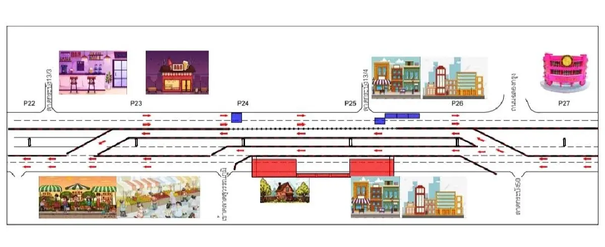 ปิดเบี่ยงจราจร 45 วัน ลาดกระบัง 50 - ตลาดนัดสุวรรณภูมิ ปรับปรุงสะพานหนองปรือ
