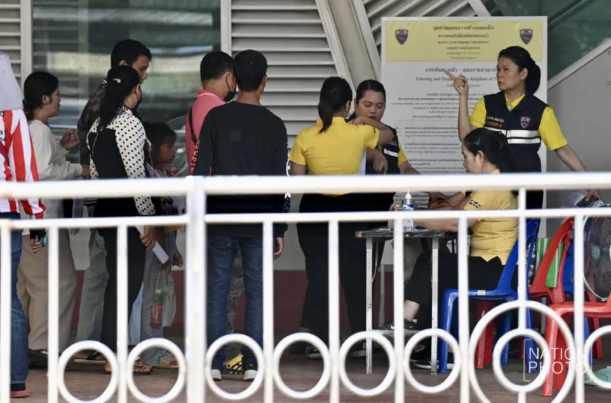 เงียบเหงา! ปิดด่านคลองลึก พบแรงงานชาวกัมพูชา ต่ออายุทำงานในไทย