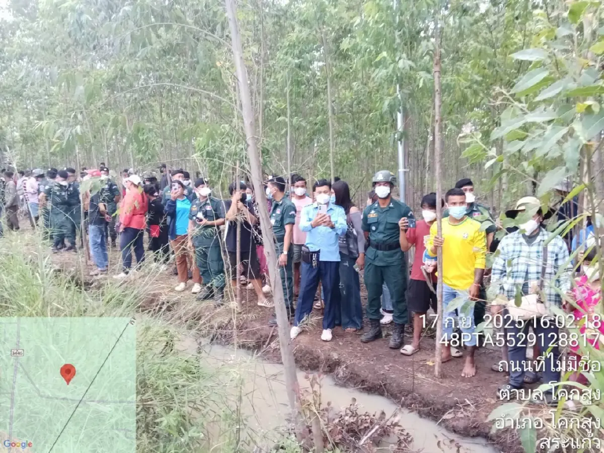 บ้านหนองหญ้าแก้ว ปะทะเดือด ชาวกัมพูชา ยิงหนังสติ๊ก เจ้าหน้าที่ไทยเจ็บ