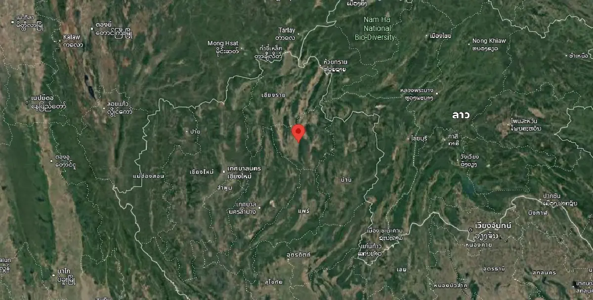 ไทยแผ่นดินไหวครั้งใหม่ สั่นสะเทือนพะเยา แรงสุดรอบวัน อ.ดอกคำใต้