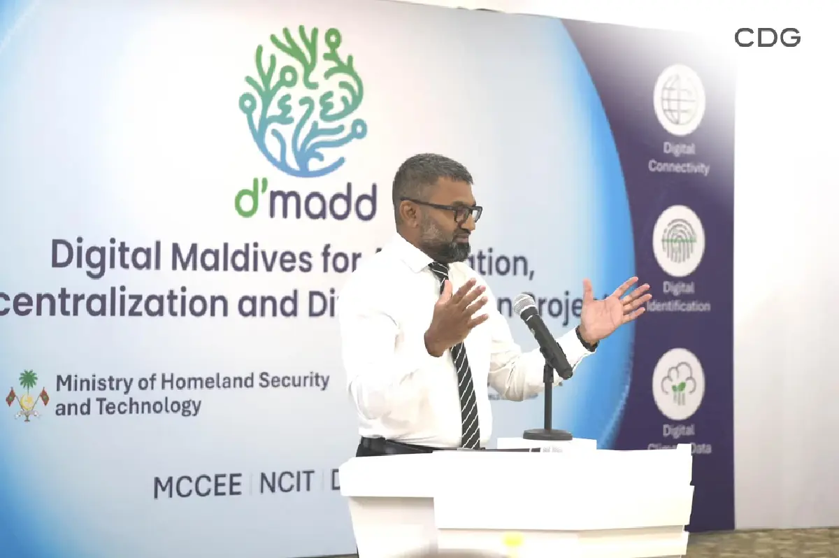 กลุ่มบริษัทซีดีจี ส่ง คอนโทรล ดาต้า (ประเทศไทย) พัฒนาระบบทะเบียนราษฎรดิจิทัลมัลดีฟส์