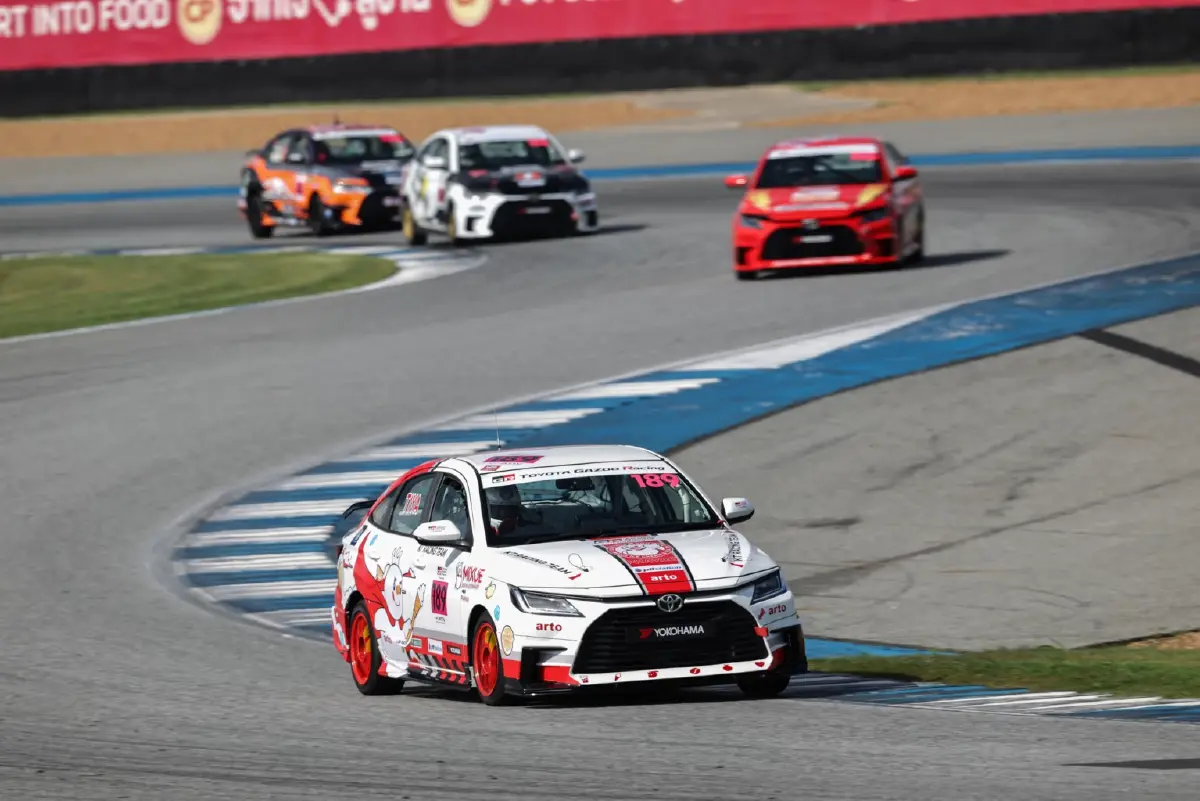 Toyota Gazoo Racing Thailand 2025 สนามช้างฯ 2 วัยรุ่น คว้าชัย