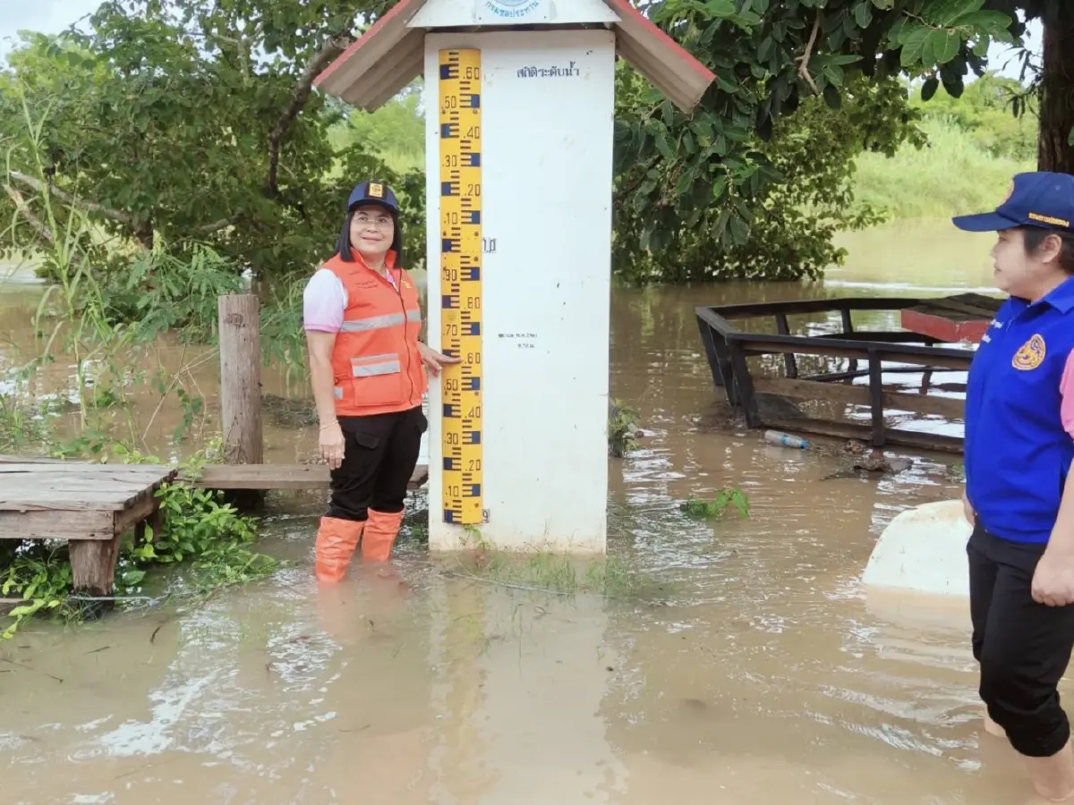 ปราจีนบุรีน้ำท่วม สถานการณ์น้ำคาดวันนี้น้ำสูงขึ้นอีก 60 ซม.