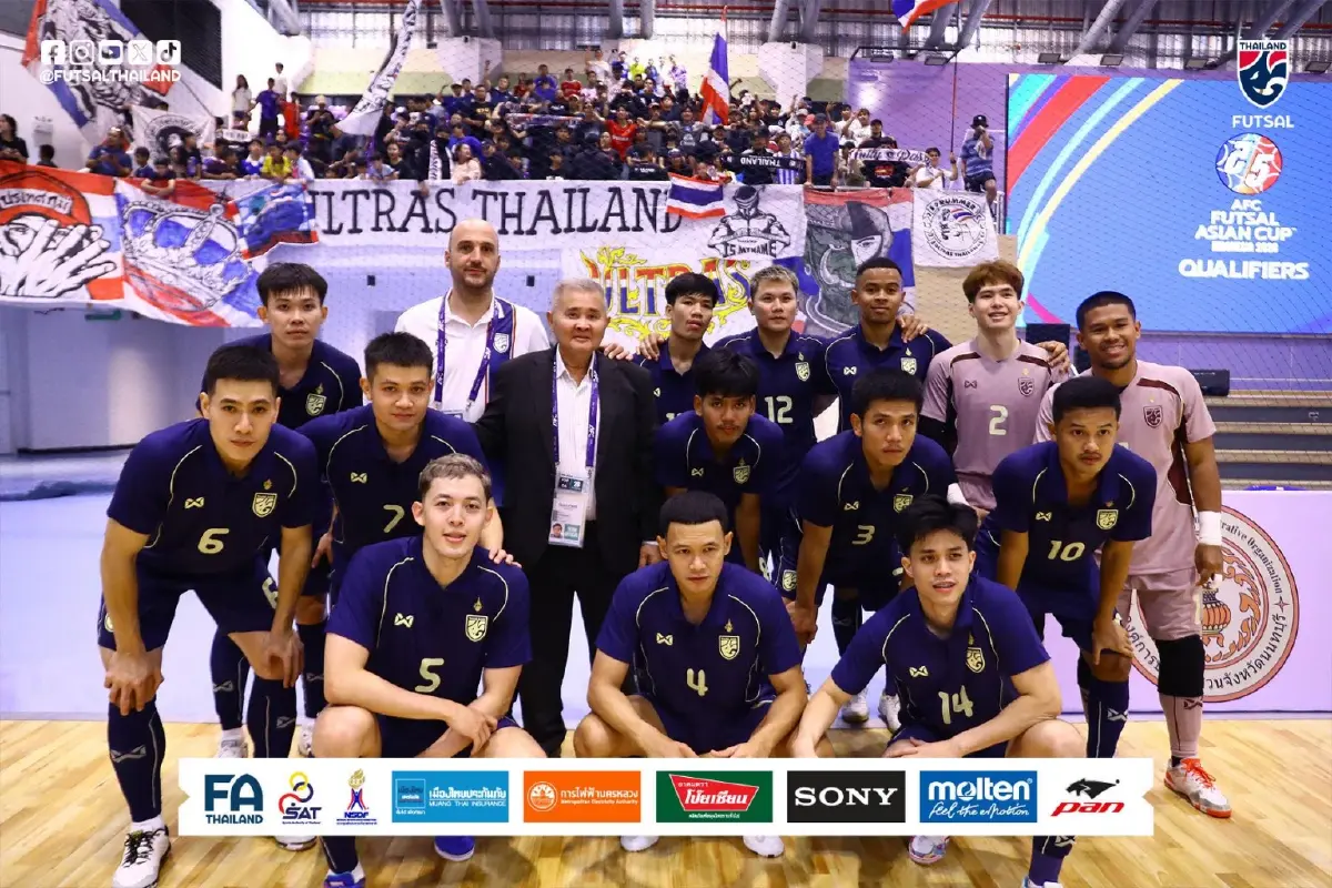 ถ่ายทอดสด 'ทีมชาติไทย พบ บาห์เรน' ดูฟุตซอลสด คัดฯ ชิงแชมป์เอเชีย 2026