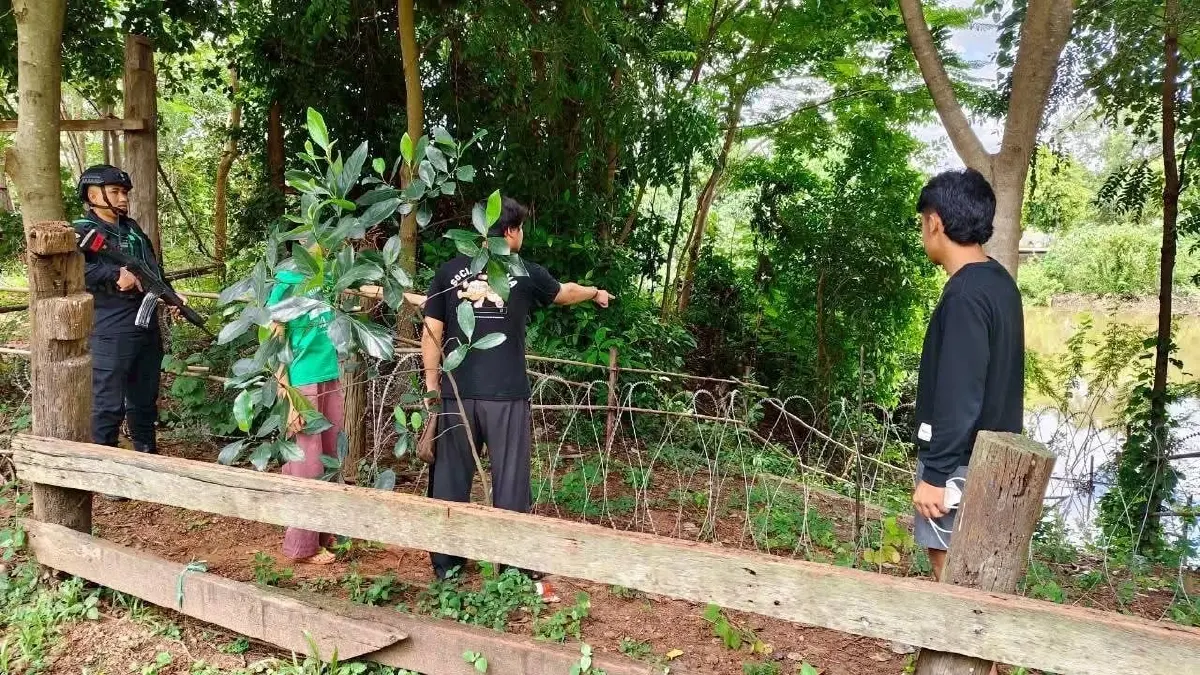 หนีตายจากกัมพูชา 3 คนไทยว่ายน้ำข้ามคลอง ถูกทหารจับคาชายแดน