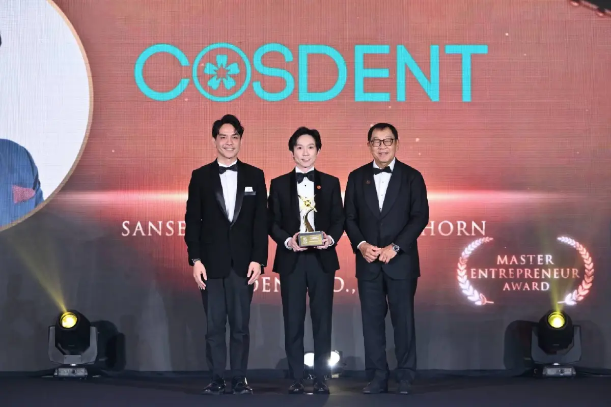 คลินิกทันตกรรม ชูนวัตกรรมเสริมความยั่งยืน คว้าMaster Entrepreneur Award