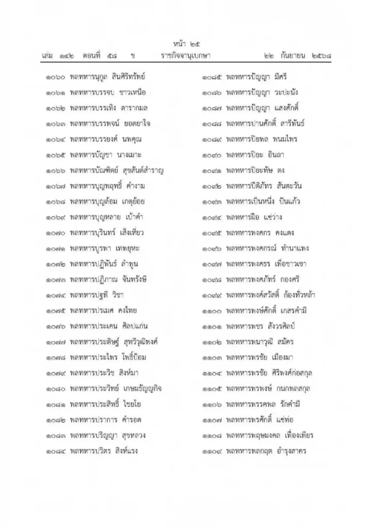 เปิด 1,803 รายชื่อ 'ในหลวง' พระราชทาน ‘เหรียญราชการชายแดน’ มีชื่อ 'อนุทิน'