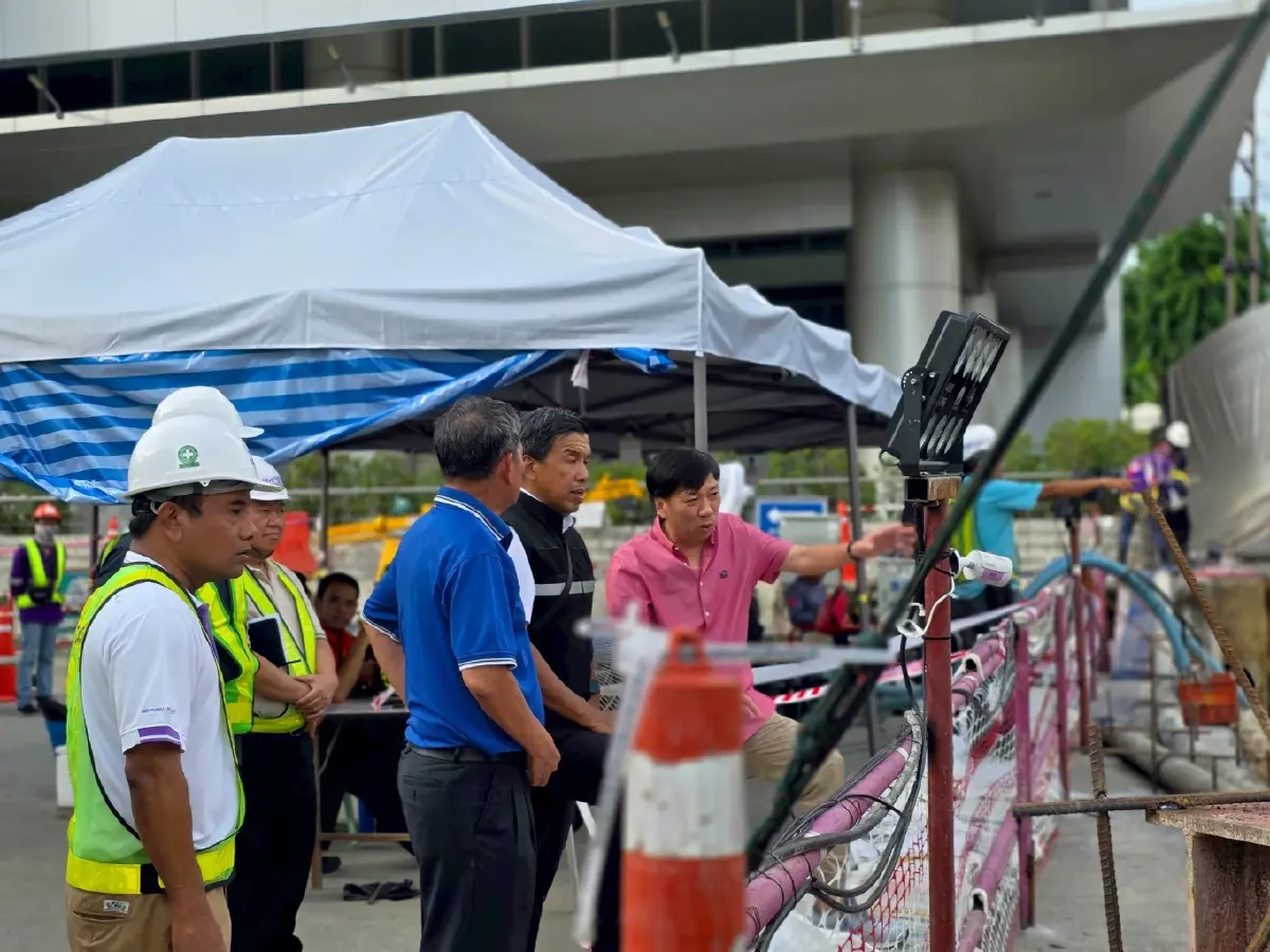 อัปเดต ถนนทรุดตัว หน้า รพ.วชิรพยาบาล "ผู้ว่าฯ ชัชชาติ" เผยคืบหน้าตามเป้า