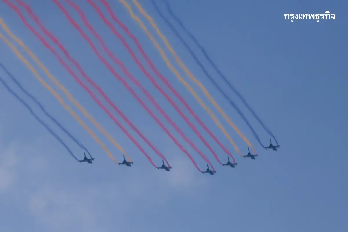 ประมวลภาพ 'พิธีสวนสนามจีน' โชว์แสนยานุภาพครั้งใหญ่สุดในรอบ 10 ปี