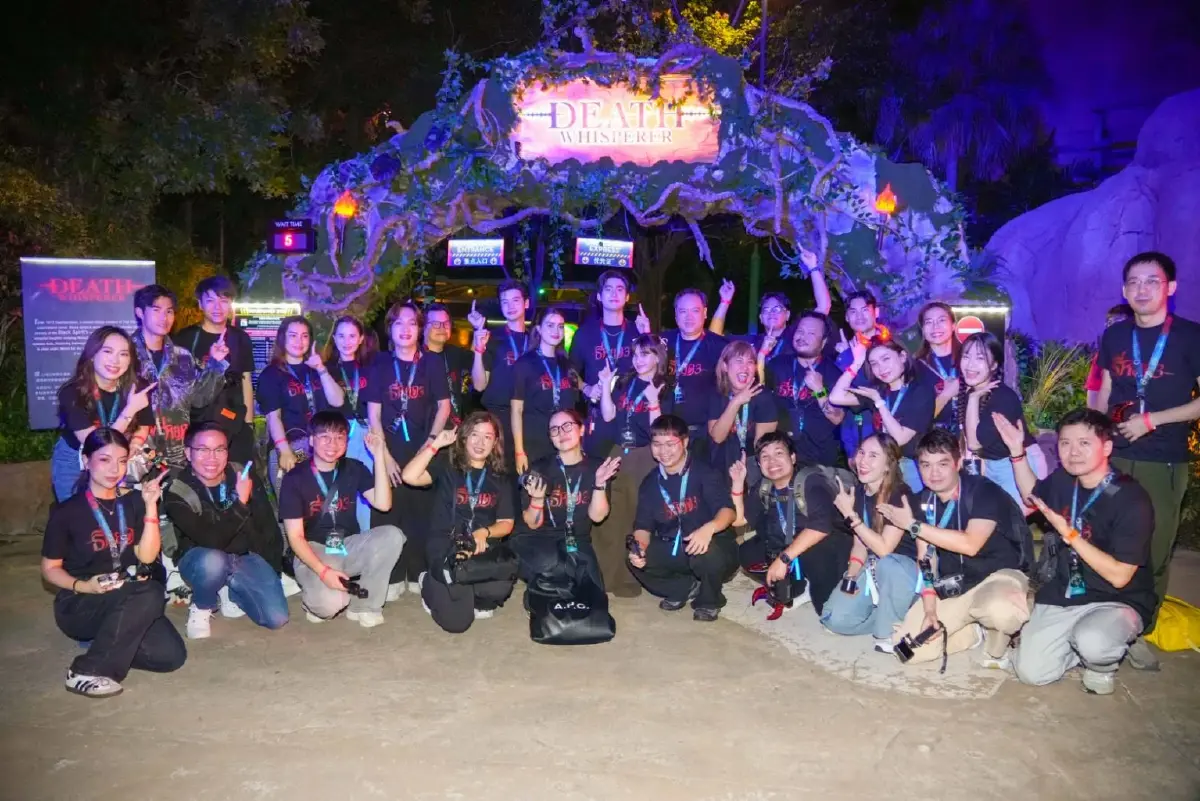 M STUDIO และ ช่อง 3 เปิดตัว 'บ้านผีสิงธี่หยด' ที่ Universal Studios Singapore