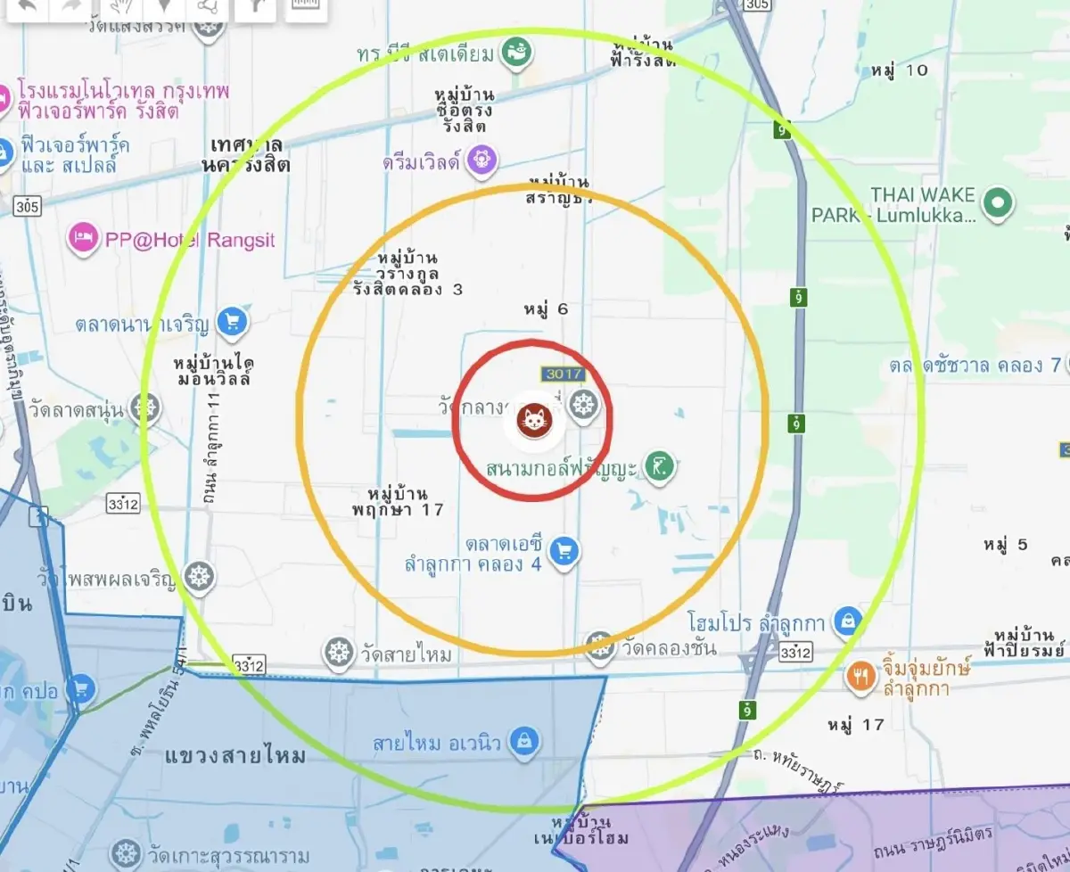 ประกาศเขตโรคระบาด 1 เดือน โรคพิษสุนัขบ้าแพร่ ปทุมธานี - สายไหม กทม.