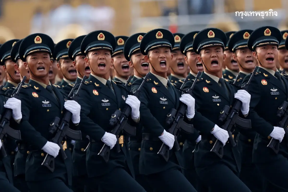 ประมวลภาพ 'พิธีสวนสนามจีน' โชว์แสนยานุภาพครั้งใหญ่สุดในรอบ 10 ปี