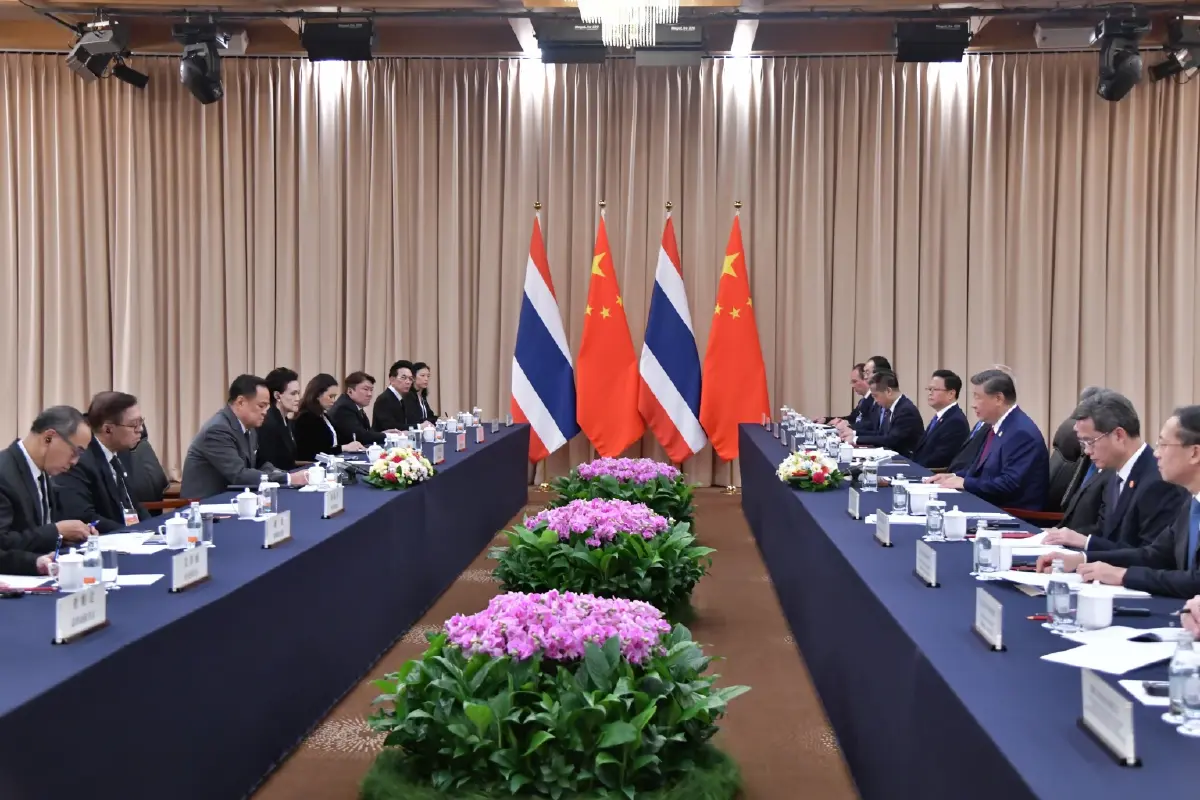 ‘อนุทิน’ หารือทวิภาคี ‘สี จิ้นผิง’ ระหว่างร่วมประชุมผู้นำเอเปค