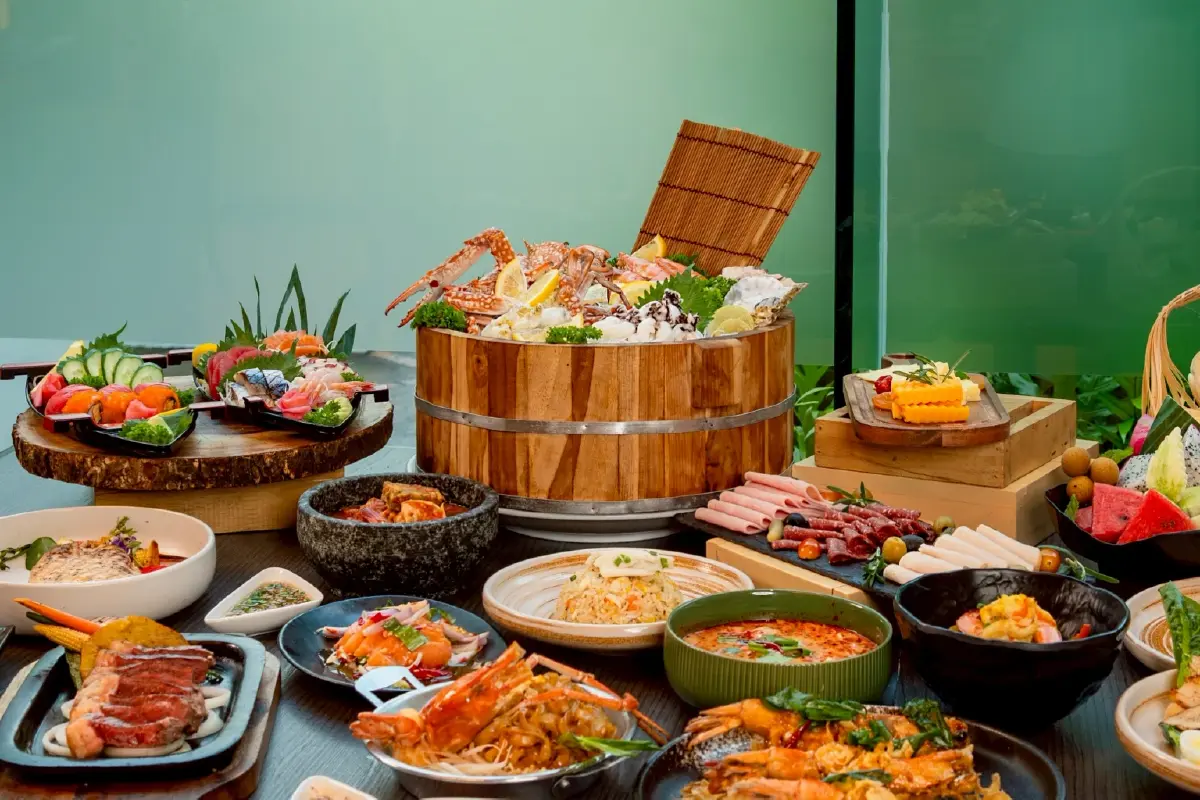 ‘บุฟเฟ่ต์ซีฟู้ด’ Seafood Paradise  วัตถุดิบสดใหม่จากชุมชน