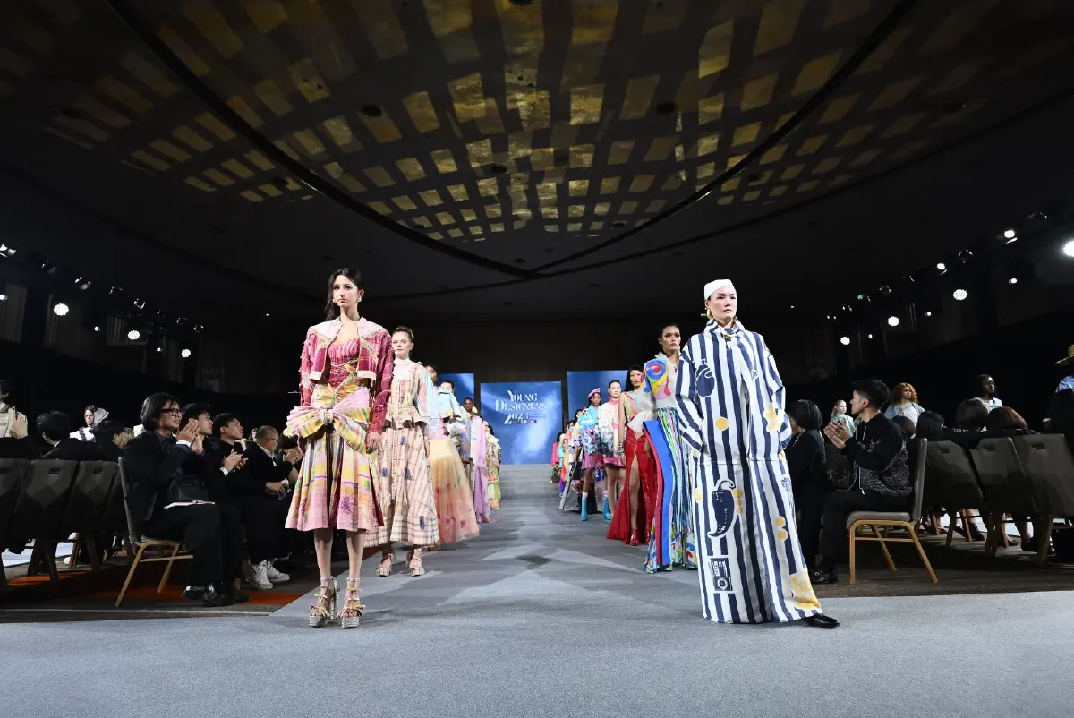 ชุดว่ายน้ำผ้าไทย! ผลงานคว้าแชมป์ 'Young Designer 2025'