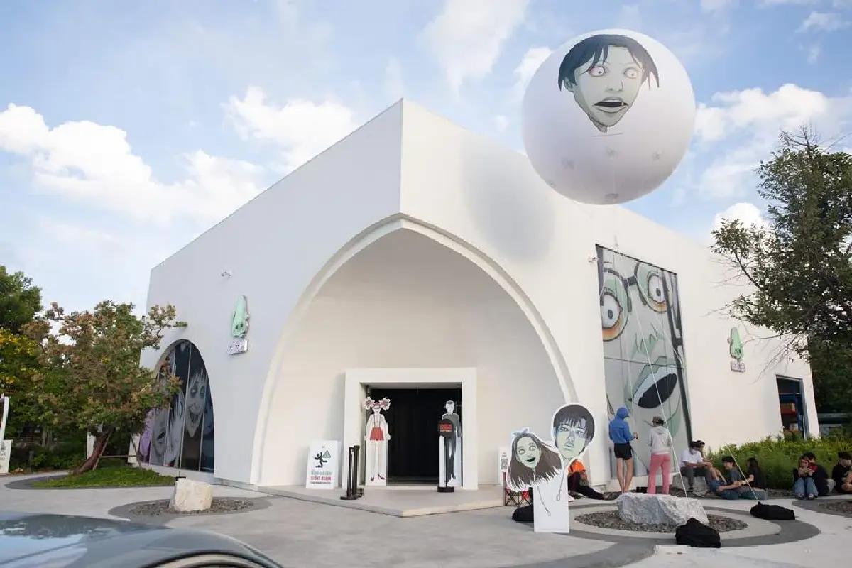 Nose Tea แปลงโฉมสาขาบางแสนด้วยลายเส้นมังงะสยองขวัญ Junji Ito