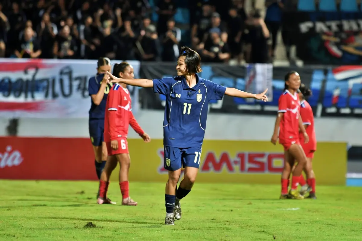 ผลบอล ฟุตบอลหญิงไทย U17 ชนะ เนปาล 12-0 เข้ารอบสุดท้าย ชิงแชมป์เอเชีย